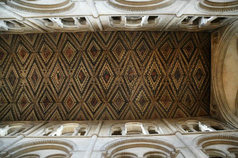 Painted ceiling of Nave